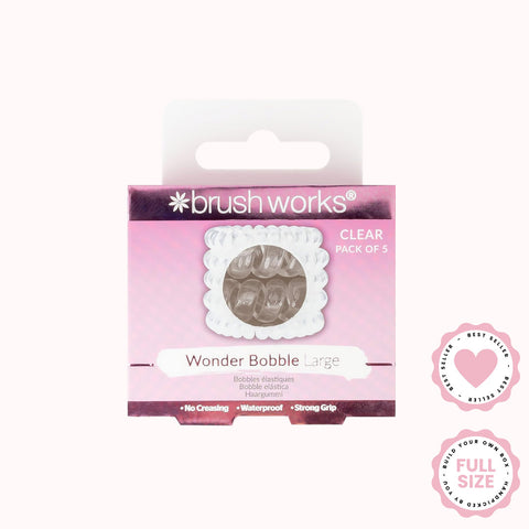5 Clear Large Wonder Bobbles