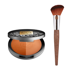 Teeez - The Golden Rule Bronzer Contour & Natural Glow + Dr Botanicals - Coffee Ground Blush Brush (Worth £70!)